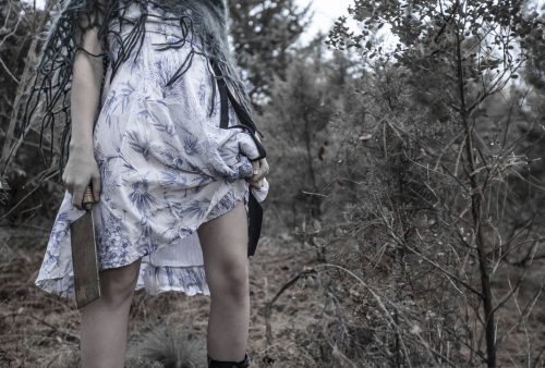 A bright red sunrise